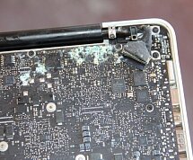 Восстановление после попадания жидкости